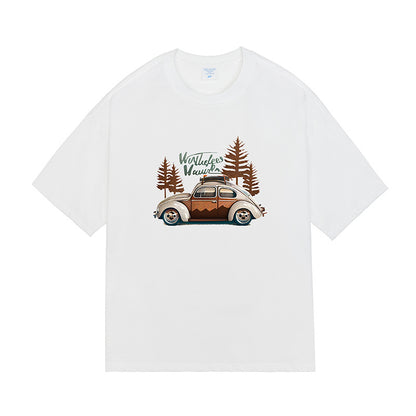 Fashion Brand Loose Casual Men's Short Sleeve