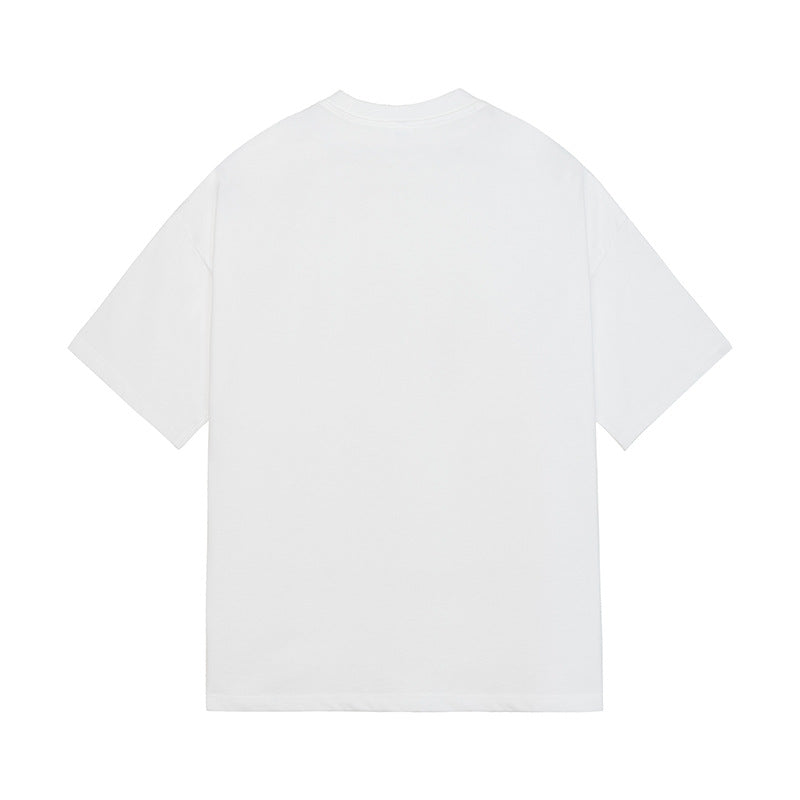 Fashion Brand Loose Casual Men's Short Sleeve