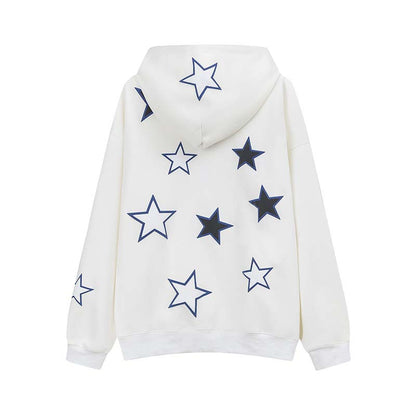 XINGX Three-dimensional Foam Letter Hooded Sweater