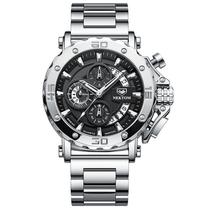 Thick Luminous Waterproof Men's Quartz Watch