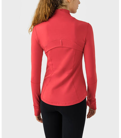 Buy Full Zip Up Fitted Yoga Jacket for Stylish Comfort at Divine Classiques