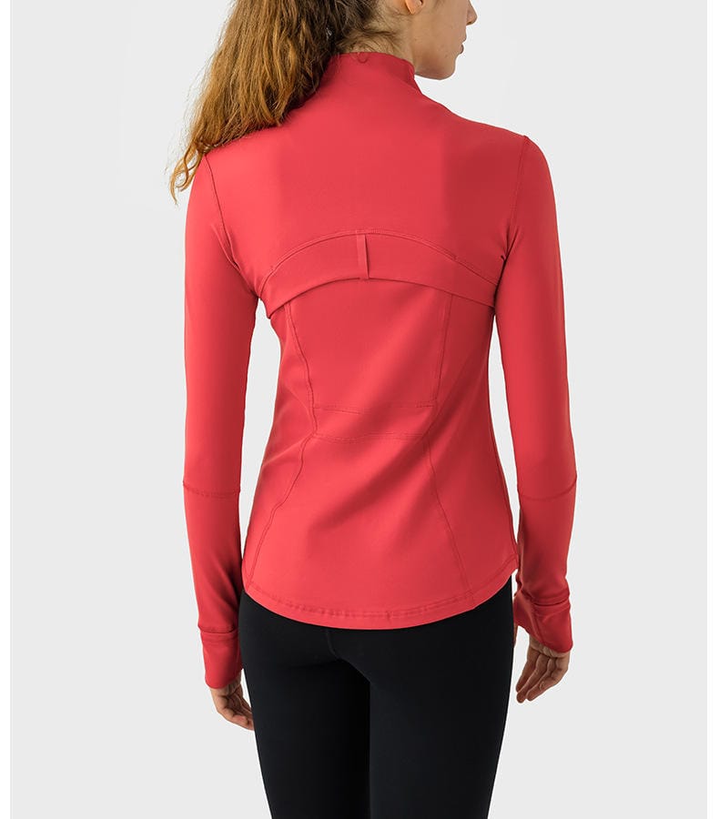 Buy Full Zip Up Fitted Yoga Jacket for Stylish Comfort at Divine Classiques