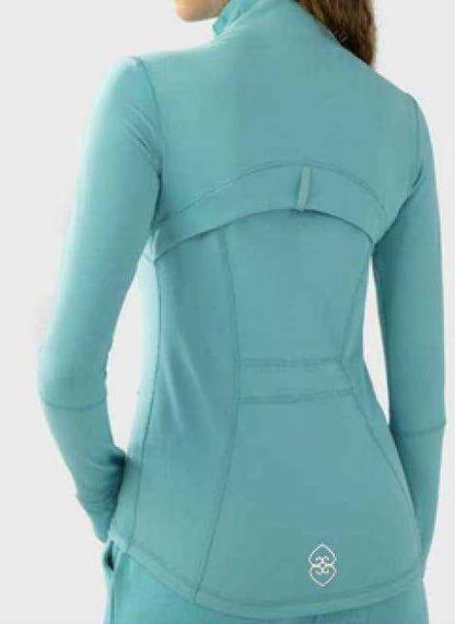 Buy Full Zip Up Fitted Yoga Jacket for Stylish Comfort at Divine Classiques