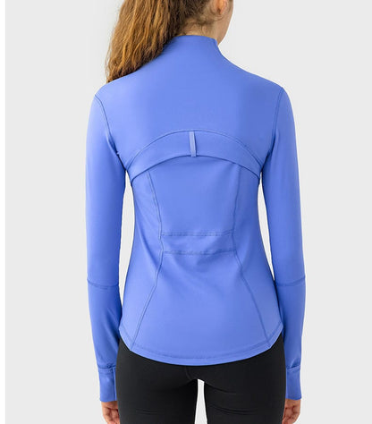 Buy Full Zip Up Fitted Yoga Jacket for Stylish Comfort at Divine Classiques