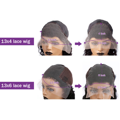 Front Lace Wavy Brown Lace Front Hair Human Wigs