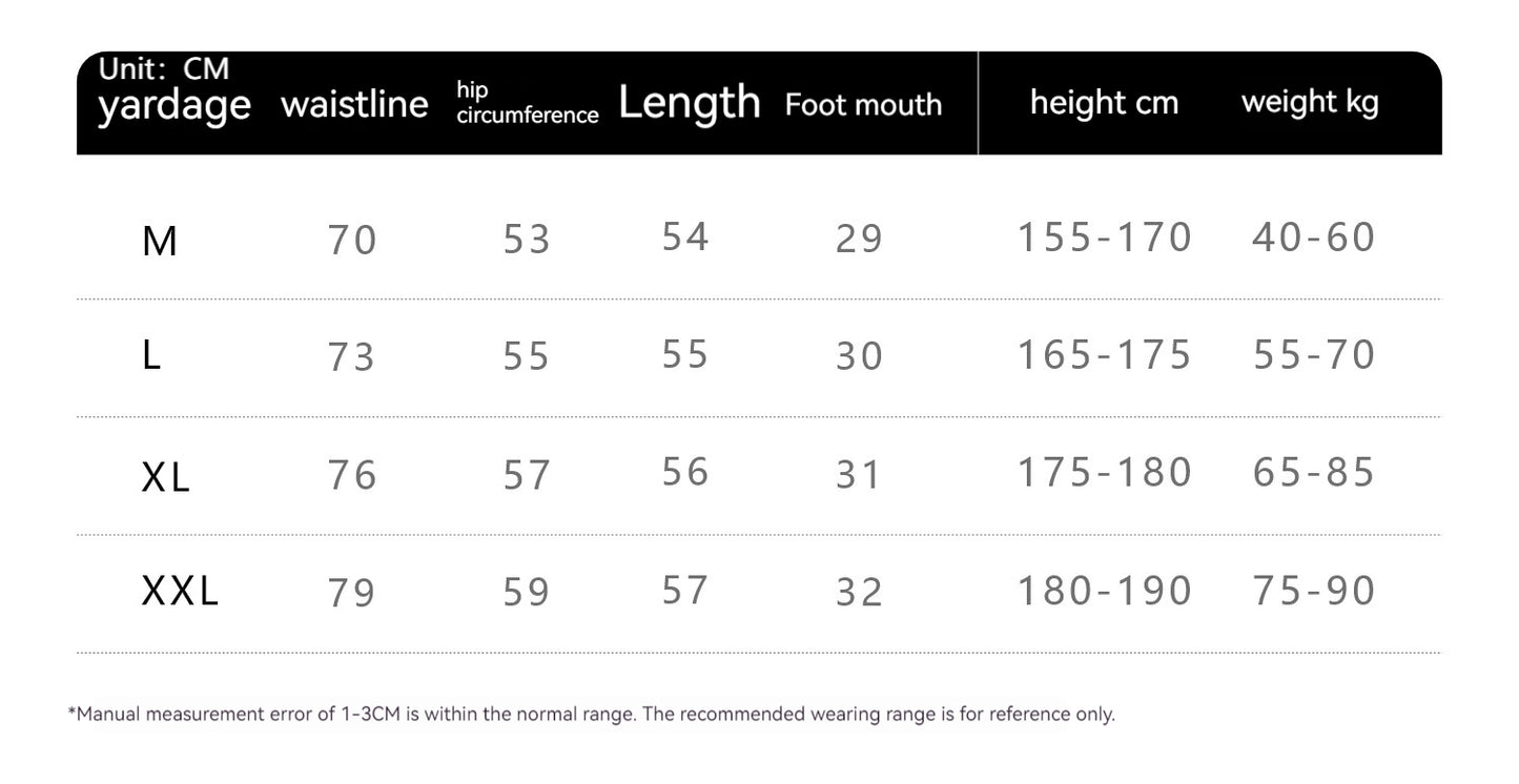 Mechanical Style Color Matching Elastic Straight Cargo Pants