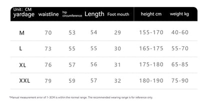 Mechanical Style Color Matching Elastic Straight Cargo Pants