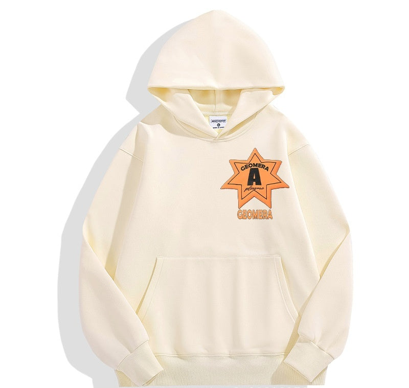 Sweater Hooded Work Clothes Embroidery Velvet