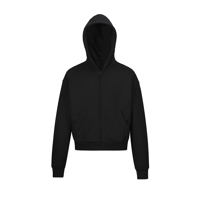 Solid Color Short Hoodie For Men And Women