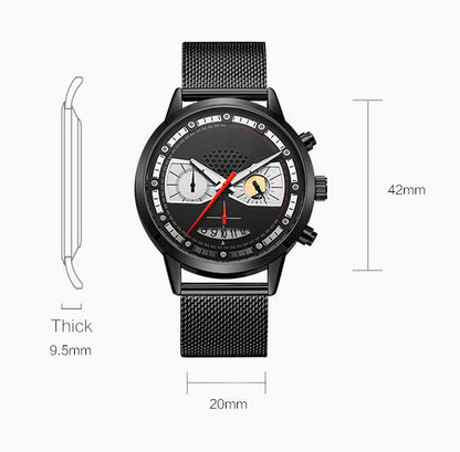 Men's Fashion Trend Multifunctional Sports Waterproof Quartz Watch