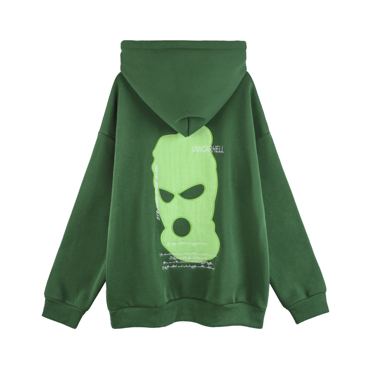 Mexican Bandit Headgear Embroidered Hoodie Fleece Padded Coat