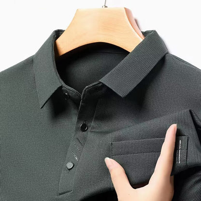 Men's Long Sleeve Cotton Casual Bottoming Shirt