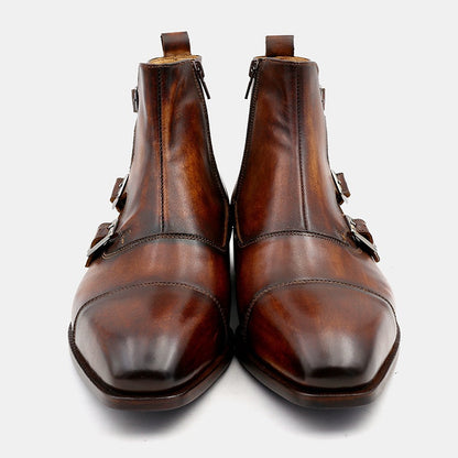 Men's Handmade Leather Breathable Casual Shoes