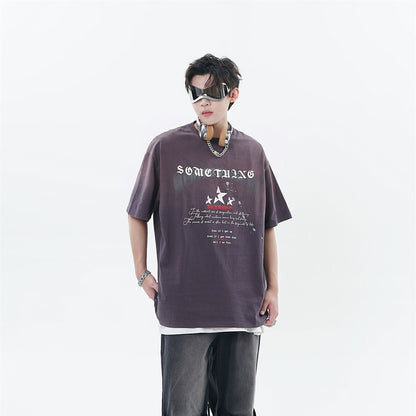 Washed And Worn Short Sleeve for Men