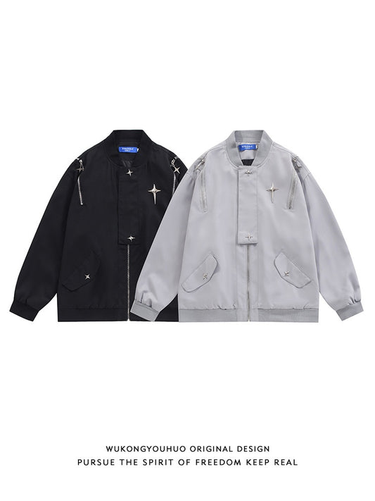 Retro Street Loose All-match Couple Casual Jacket