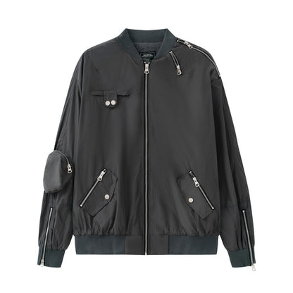 High Street Sleeve Workwear Functional Cotton-padded Coat