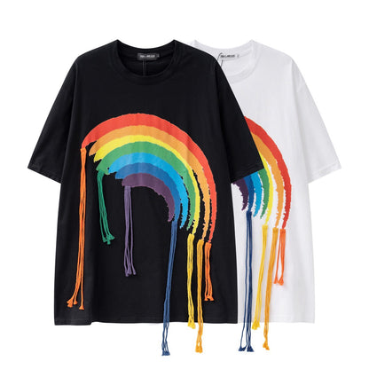 Decorative Casual Loose Trendy T-shirt