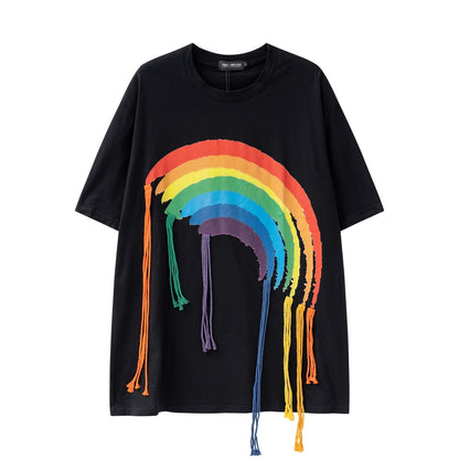 Decorative Casual Loose Trendy T-shirt