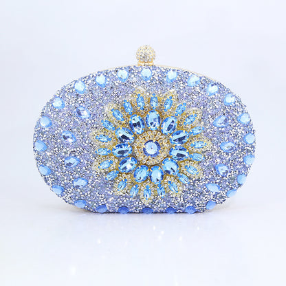 New Sunflower Diamond Evening Bag Women's Cheongsam Formal Dress Evening Handbag