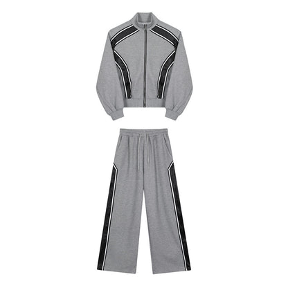 Standing Collar Cardigan Jacket Hoodie