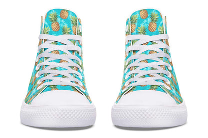 Printed Couple High-top Canvas Shoes