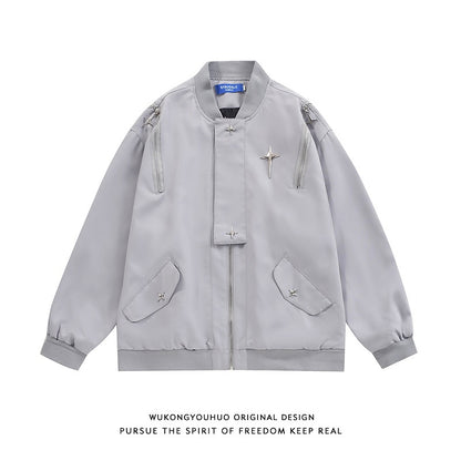 Retro Street Loose All-match Couple Casual Jacket