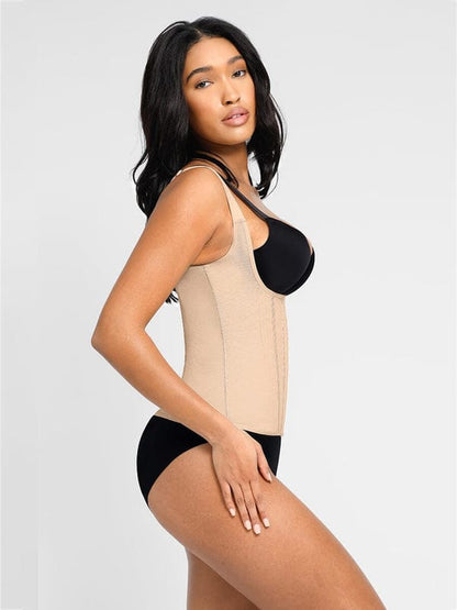 13 Built-in Steel Bone Girdle U-shaped Chest Support Waist Trianer Vest